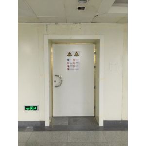 RF Shielded MRI Room Door with 100dB RF Attenuation Copper Foil Shielding and Electromagnetic or Mechanical Locks
