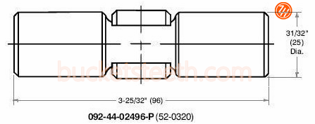 09244-02496  Bucket Pins