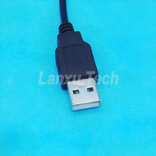 USB 2.0 A Male to 2 Dual USB Female Jack Y Splitter Hub Power Cord Extension Adapter Cable