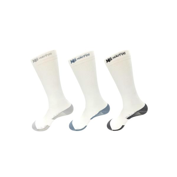 Eco Friendly Leg Pressure Socks Nylon Compression Stockings With Sweat Absorbent Material