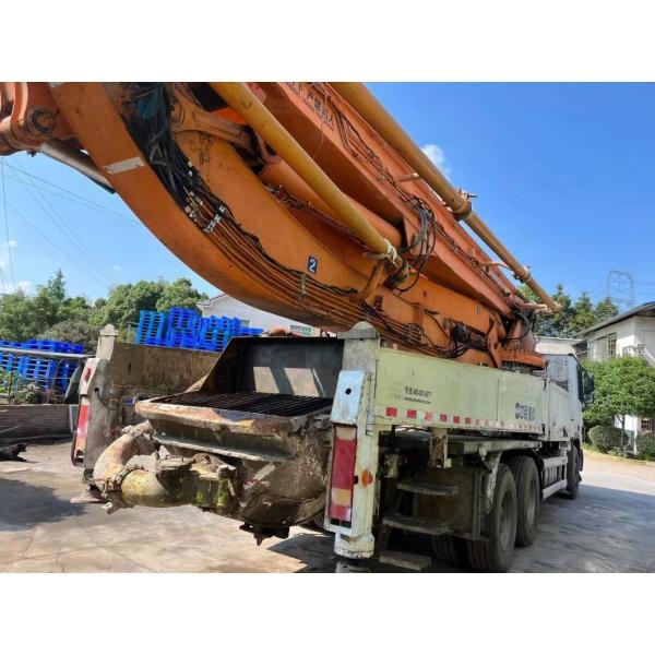 Zoomlion 49m Used Concrete Pump Truck Concrete Mixer Machine Truck Mounted Pump 2014