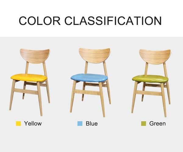 стул Ashwood отдыха 75cm простой нордический обедая обедая фаст-фуд стульев