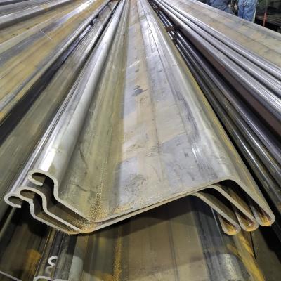 Cold Formed Steel Sheet Piling Pile U9 - 750 Z Type For Construction Grade50