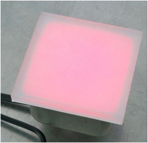 Superior quality decorative outdoor led glass floor tile led underground paver light