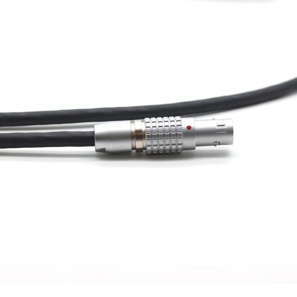 25 Inches Arri Alexa Mini Audio Cable XLR 3 Pin To 2 Keying 0B 6 Pin Male