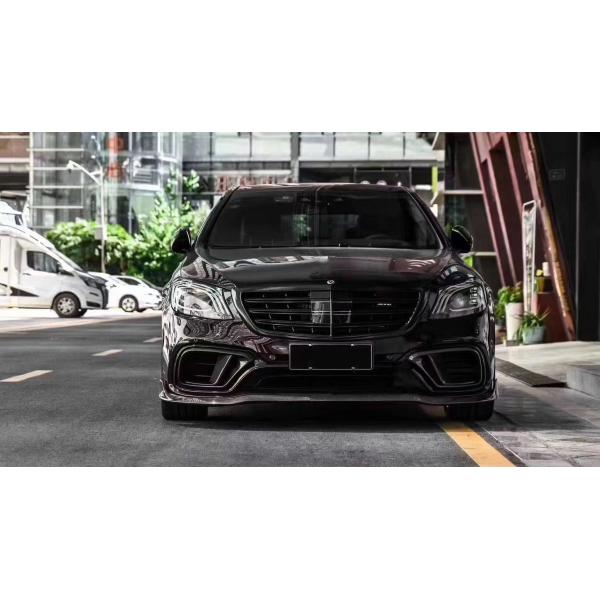 BRASS Tyle Front Shovel Rear Diffuser for Mercedes-Benz W222 AMG S63 S65 S63 S65 Carbon Fiber Body Kit