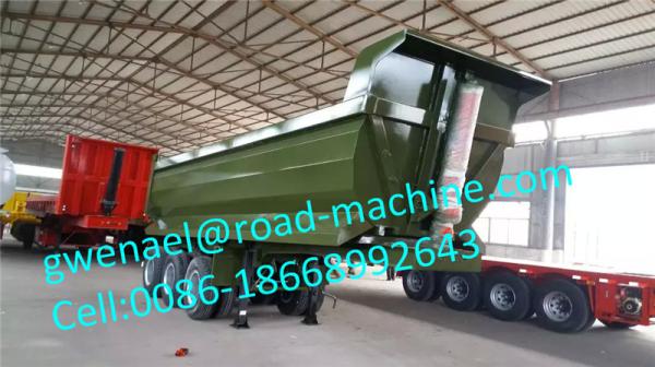 High-tensile Steel T700 Vietnam Semi Trailer Trucks  25m3 Dump Truck Trailer
