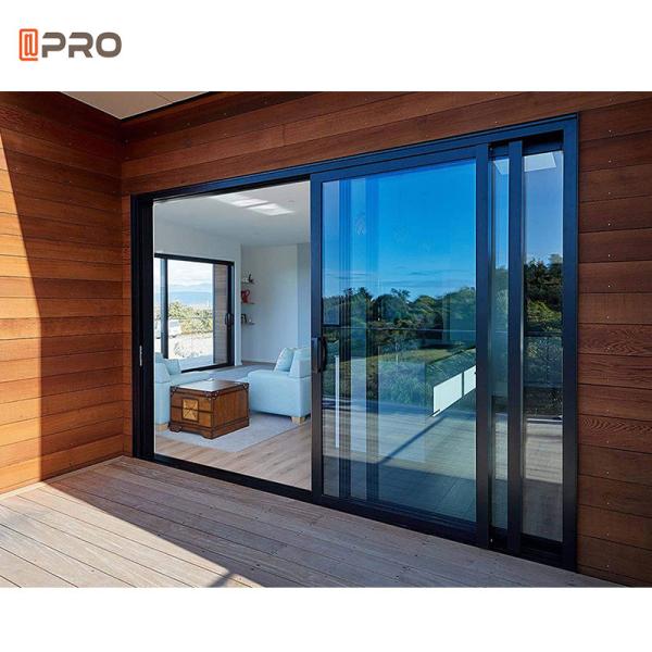 Bi - Folding 6063 Aluminium Glass Sliding Doors For Shopping Center