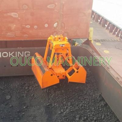 Rádio de carregamento 12 Crane Grab Bucket cúbico de 2 cordas