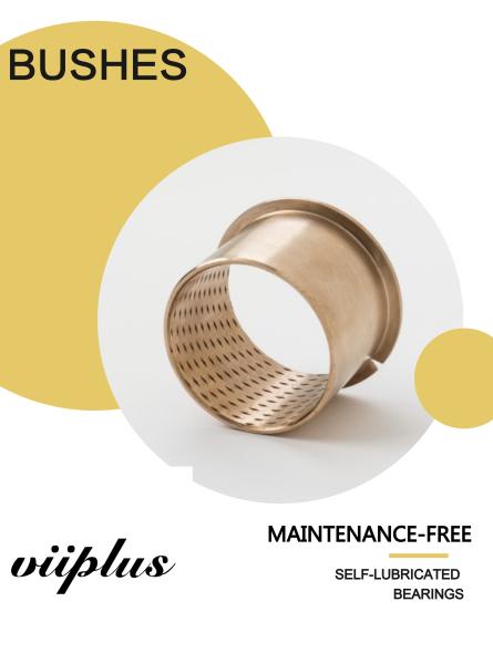 Rolled Bronze Bushing with Diamond Indents |  Metric Sleeve material CuSn8 & CuSn6.5P