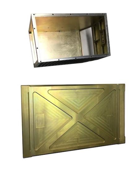 Vacuum Brazed Copper Water Cooling Plate for liquid cooling solutions