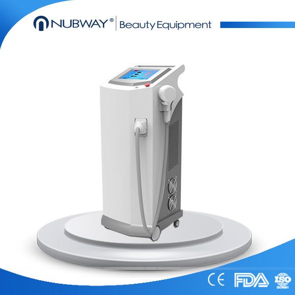 Nunway 2016 hot promotion 808nm diode laser inmotion hair removal skin rejuvenation machine CE FDA approved