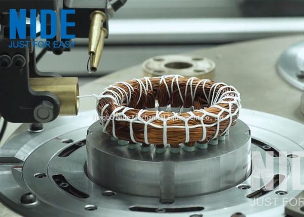 Automatic three phase electric motor stator production line