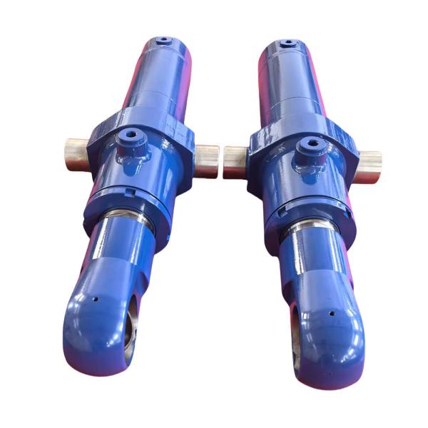 25MPa cilindro hidráulico de acción única 70mm Diámetro de varilla Trazo personalizado