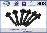 Ss series sleeper screw,Railroad spike or track spike Screw spike in the track