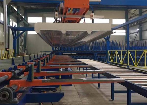 24m Double Belt Conveyor Rock Wool Sandwich Panel Production Line Precision