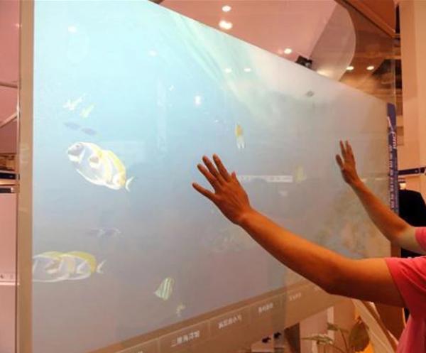 98 Inch Nano Touch Foil XC Series Large Size Touch Film With 40 Touch Points