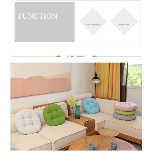 Solid Color Cotton Cushion PE Foam Chair Cushion Pillow Pressure Relief Seat Cushion