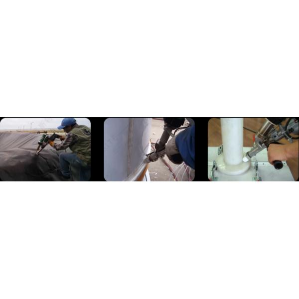 220V PE PP Pipe Granule Extrusion Welding Gun 8kg 1600W Hot Air Power