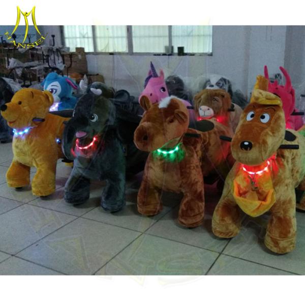 Hansel animal toys scooter for shopping mall and play ground battery cion operated game center mall animal scooter rider