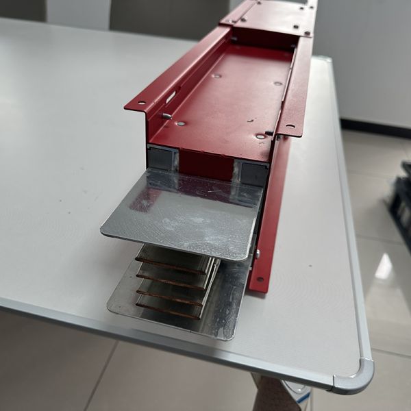 ISO9001 Conducto de barras colectoras de 500A, eléctrico, flexible, de cobre, resistente al fuego