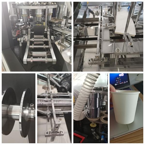 Middle high speed New type Low Price PE laminated paper cup making machine 2022 with good electrical parts