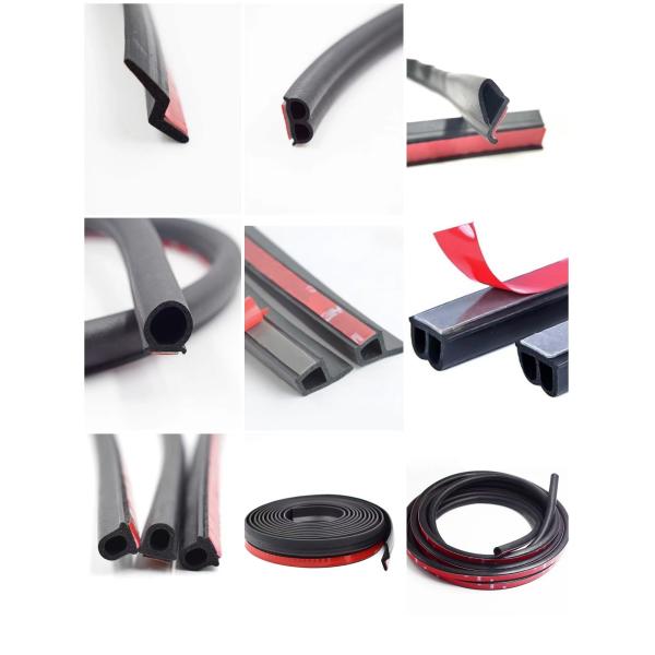 Self Adhesive Tape Foam Extruded Rubber Door Seals for Cars Moulding and Sealing Effect