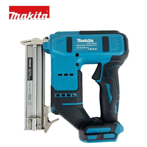 Professional 15-35mm Makita Electric Furniture Carpentry Tacker Stapler Woodworking Electric Brushless Nail Gun