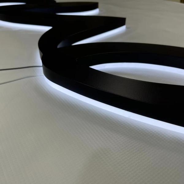 LED Channel Letter Sign Custom Mantel Letter Signage 3D LED Backlit Sign
