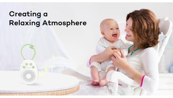Portable Baby White Noise Sleep Sound Machine And 20 Soothing Nature Sounds