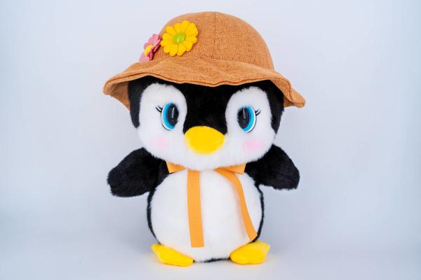 35cm Cute Penguin Shaped Soft Plush Toys Cartoon Stuffed Animal Fun Playing