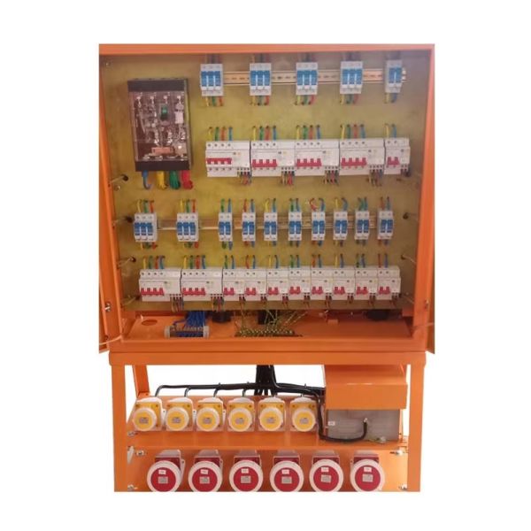 Custom Portable Industrial Distribution Box with IP66 Waterproof Q235 Steel Enclosure Electrical Junction Box