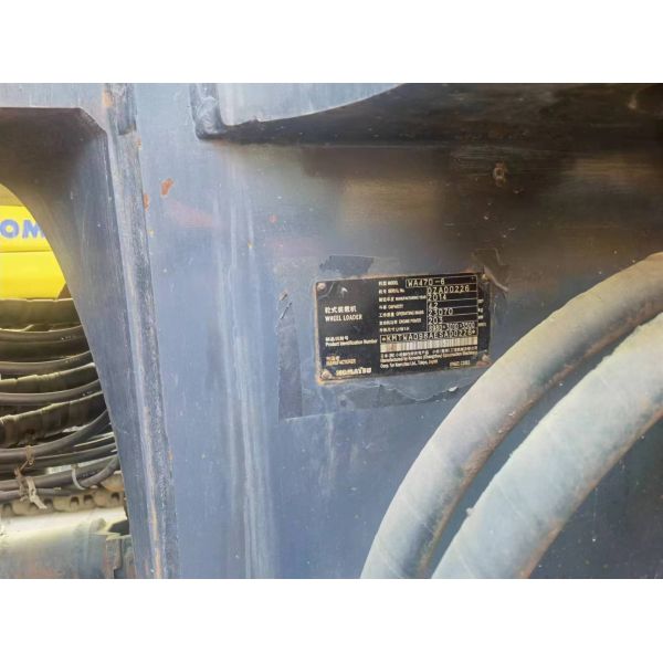 Used Japan KOMATSU Loader WA470-6 Big Loader Good Condition 7000kg