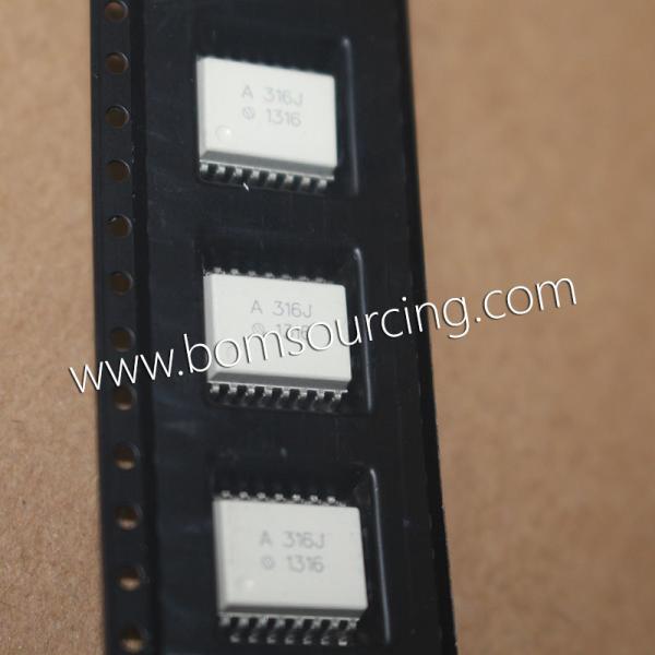 2.5A Gate Driver Optical Coupling Ic Electrical Component 5000Vrms 16-SO HCPL-316J-500E HCPL-316J