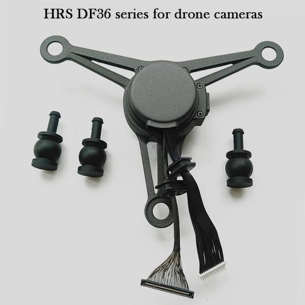 DF36C-15P-0.4SD de encargo al cable de la informática del arnés de cable LVDS de DC-2813C para la cámara del cardán