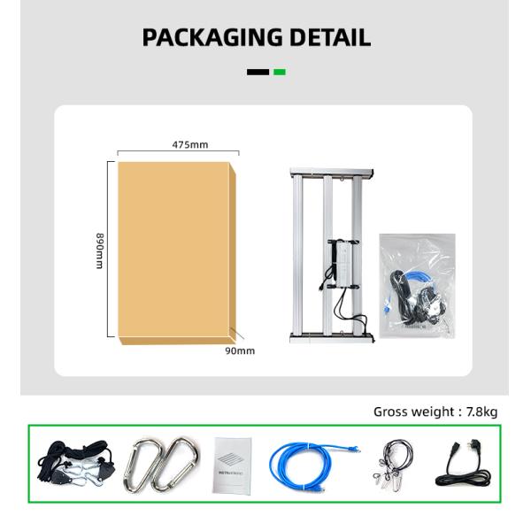 Indoor 4x4 ft Coverage Dimmable Full Spectrum 500W Led Growing Light Bar for Veg Medical Plant