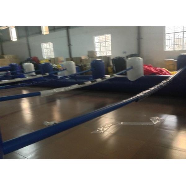 Outdoor Funny Inflatable Football Games Digital Printing dark blue customized inflatable football area