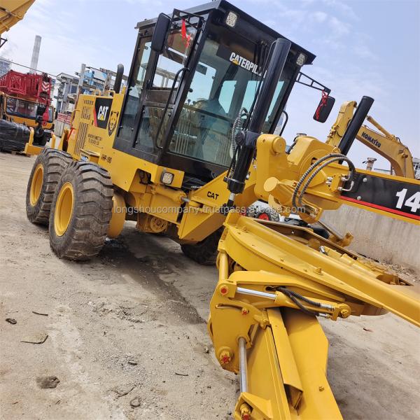 Low Working Hours Japan Original Caterpillar 140H 140K 14G Motor Grader at Affordable
