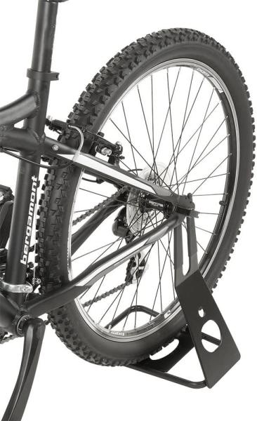 Triângulo Bracket Bicicleta Stand aço preto ajustável Bicicleta Stand Reparação Parque de estacionamento
