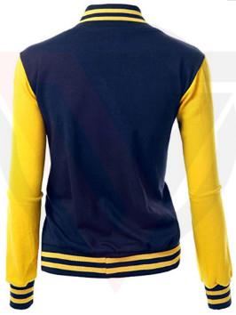Autumn Women's Varsity Bomber Jacket Quick Dry Type Slim Fit Good Quilted