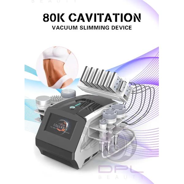 AS94 Rf Vacuum Cavitation System Skin Tightening 6 In 1 80K Ultrasound Cavitation Reducir La Grasa Cellulite Removal
