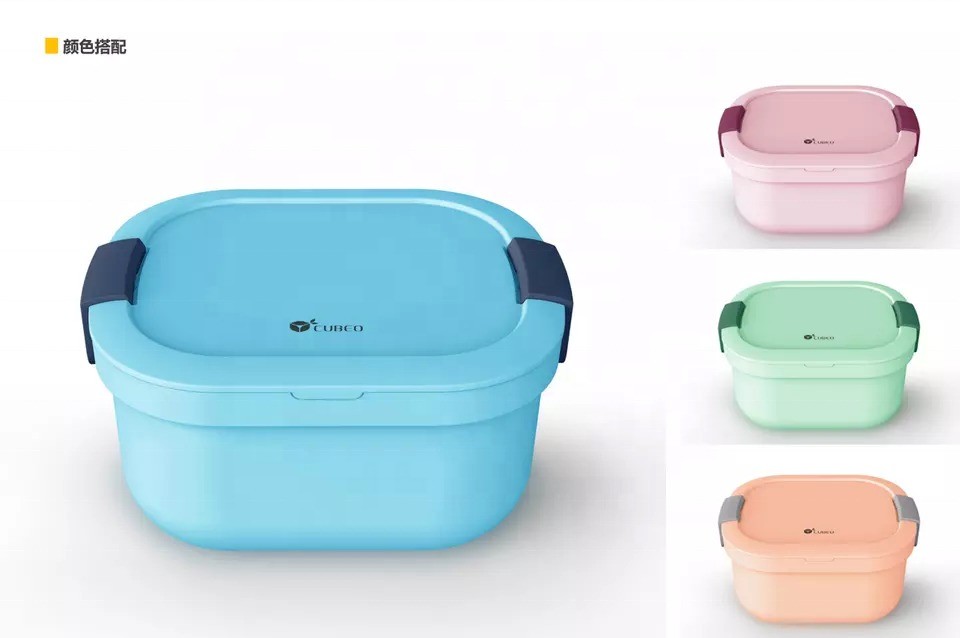 PP Plastic Type Custom Large Capacity Food Container Kids Bento Snack Box for Children