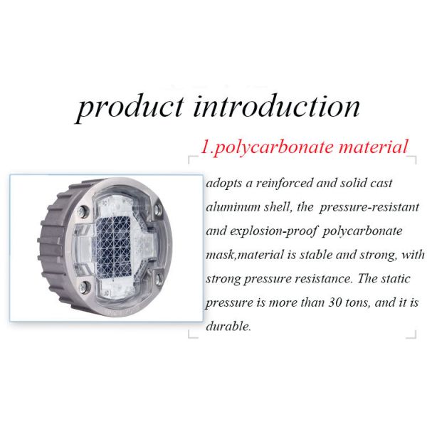 IP68 Waterproof Solar Cat Lights Eyes Road Studs 1200mah