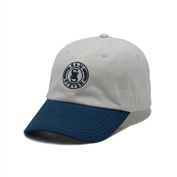Six Panel High Profile Unstructured Baseball Cap Adjustable Strap