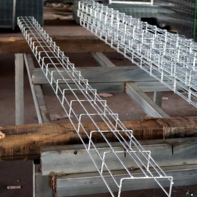Weld Q235 Steel Wire Mesh Basket Cable Tray 3000mm Length Mesh Wire Cable Tray
