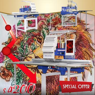 HOLiAUMA best computer embroidery machine supplier HO1501L 360*1200mm single head large flat embroidery machine for sale