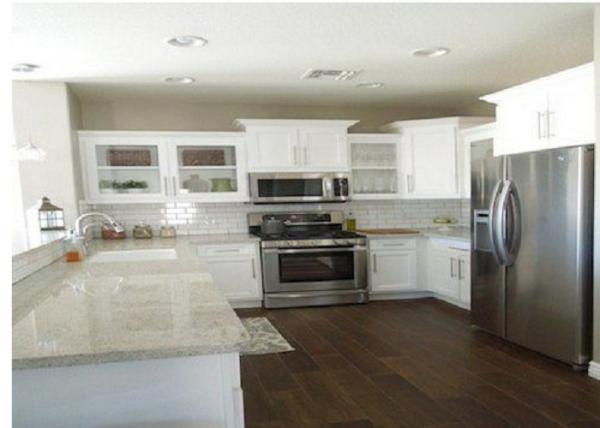 Polished Bathroom Vanity Countertops 128.5MPa Up Dry Compression Strength