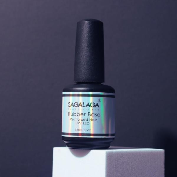 Customs Logo Rubber Base Coat Non-Toxic Clear Base Coat Rubber Gel Polish for Professional Salon and Long Lasting Results