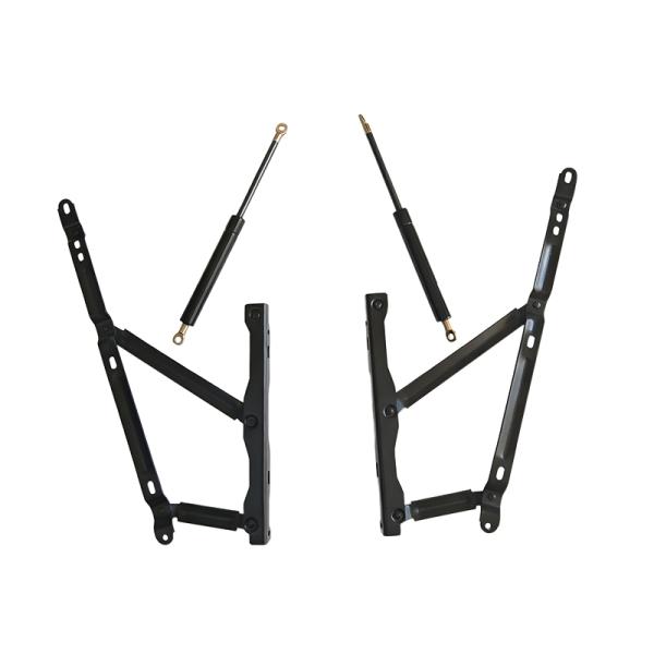 Storage Bed Lift Hinge Mechanism Bracket Gas Spring Bed Box & Bed Slat Lifting Support Iron Frame