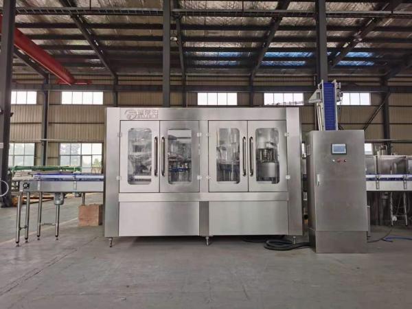 Touch Screen Control 0.25 Mpa Washing Capping Juice Filling Machine
